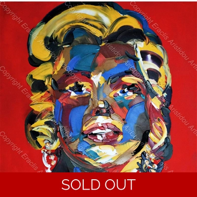 SOLD Marilyn Monroe Pop Portrait 018